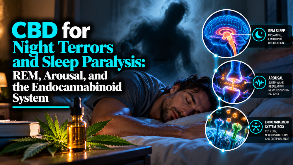 CBD for Night Terrors and Sleep Paralysis: REM, Arousal, and ECS | PureCraft CBD