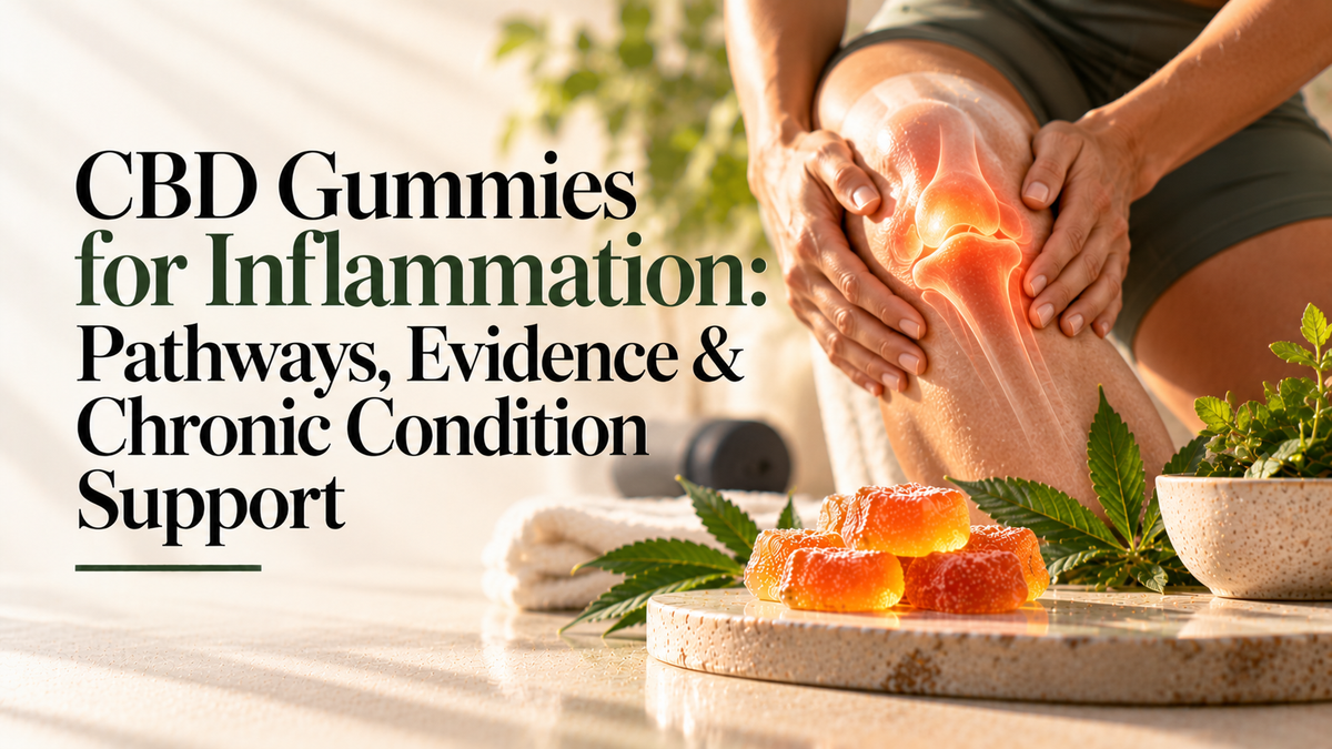 CBD Gummies for Inflammation: Pathways, Evidence & Chronic Condition Support