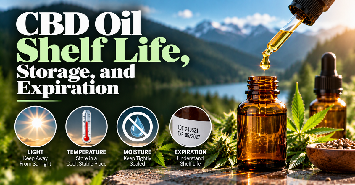 CBD Oil Shelf Life, Storage, and Expiration: The Complete Guide