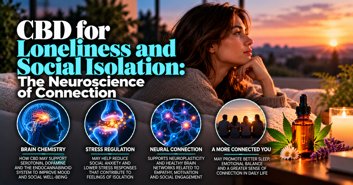 CBD for Loneliness and Social Isolation: The Neuroscience of Connection
