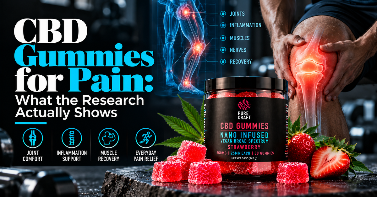 CBD Gummies for Pain: What the Research Actually Shows