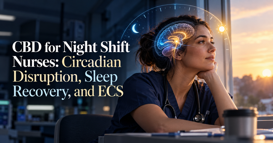 CBD for Night Shift Nurses: Circadian Disruption, Sleep Recovery, and ECS | PureCraft CBD