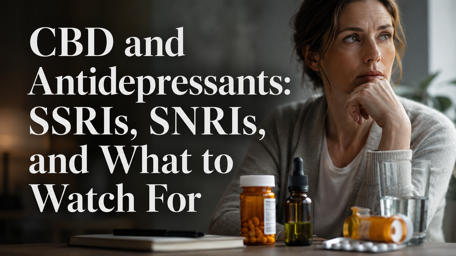 CBD and Antidepressants: SSRIs, SNRIs, and What to Watch For | PureCraft CBD