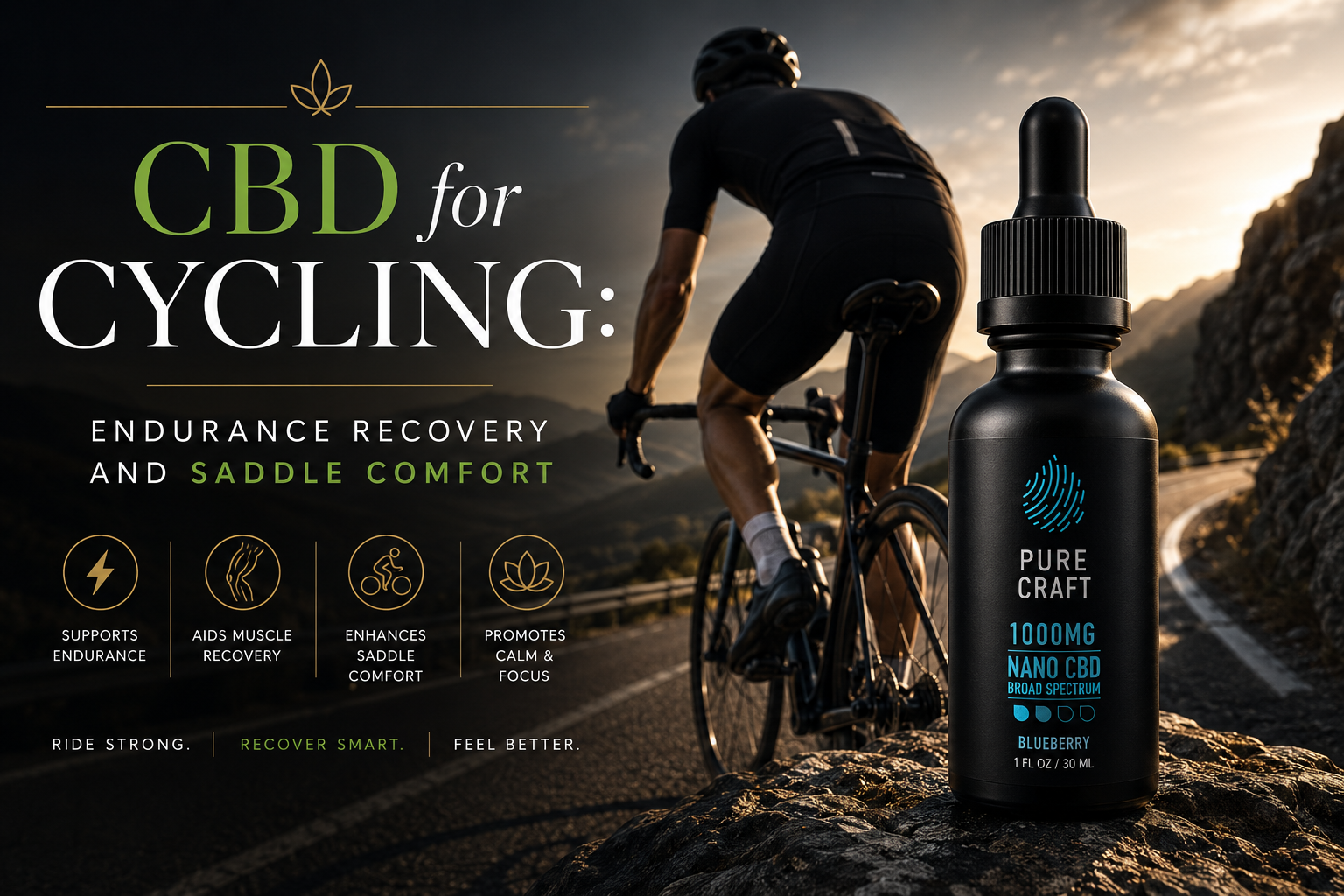 CBD for Cycling: Endurance Recovery and Saddle Comfort | PureCraft CBD