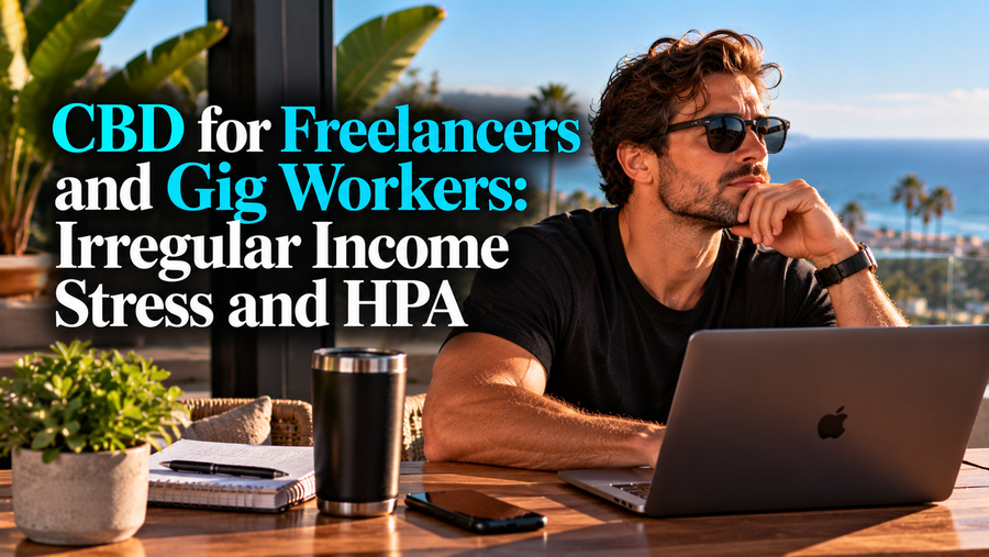 CBD for Freelancers and Gig Workers: Irregular Income Stress and HPA | PureCraft CBD