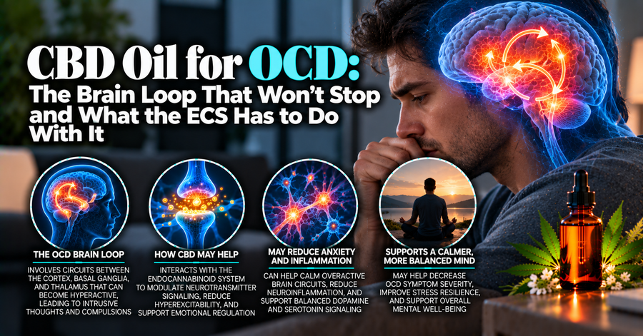 CBD Oil for OCD: The Brain Loop That Won't Stop and What the ECS Has to Do With It | PureCraft CBD
