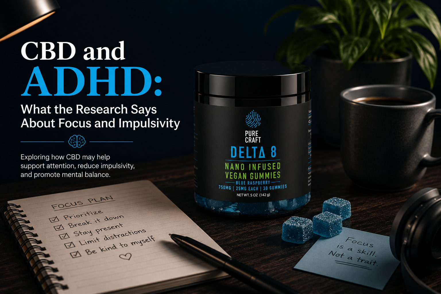 CBD and ADHD: What the Research Says About Focus and Impulsivity | PureCraft CBD