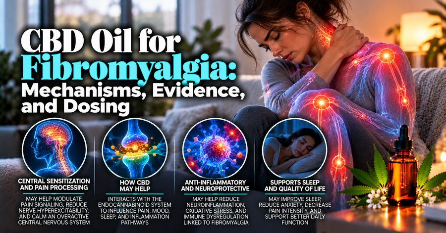 CBD Oil for Fibromyalgia: Mechanisms, Evidence, and Dosing | PureCraft CBD