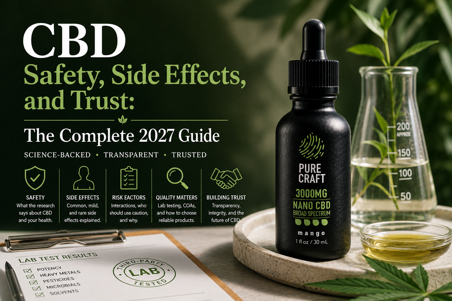 CBD Safety, Side Effects, and Trust: The Complete 2027 Guide | PureCraft CBD