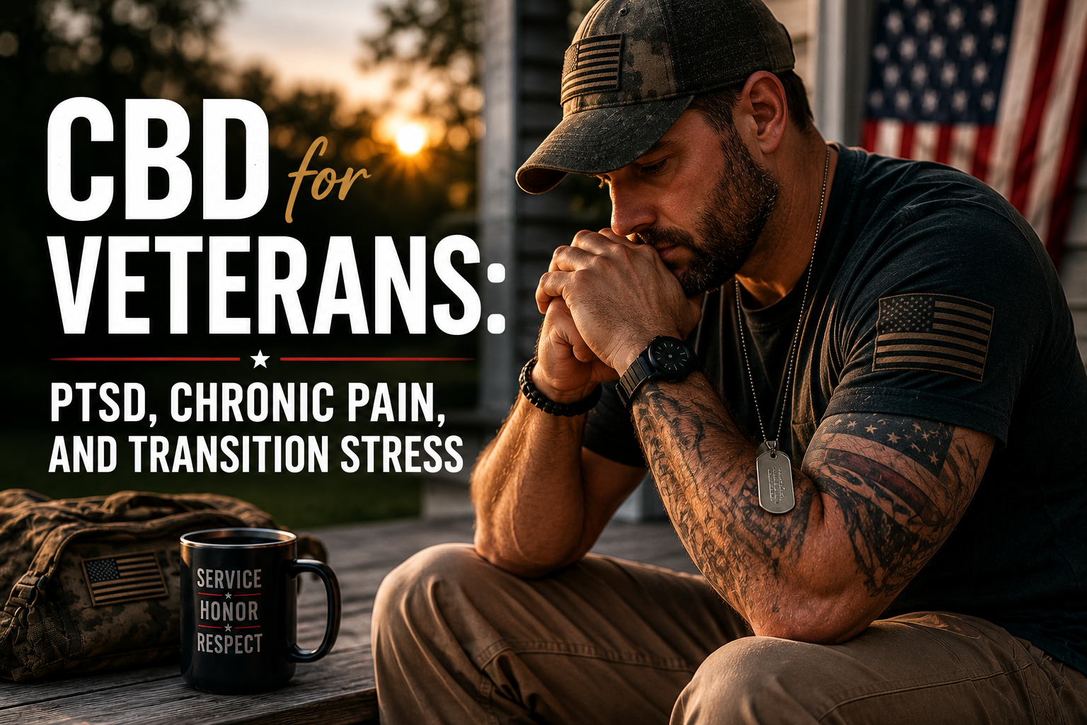 CBD for Veterans: PTSD, Chronic Pain, and Transition Stress | PureCraft CBD