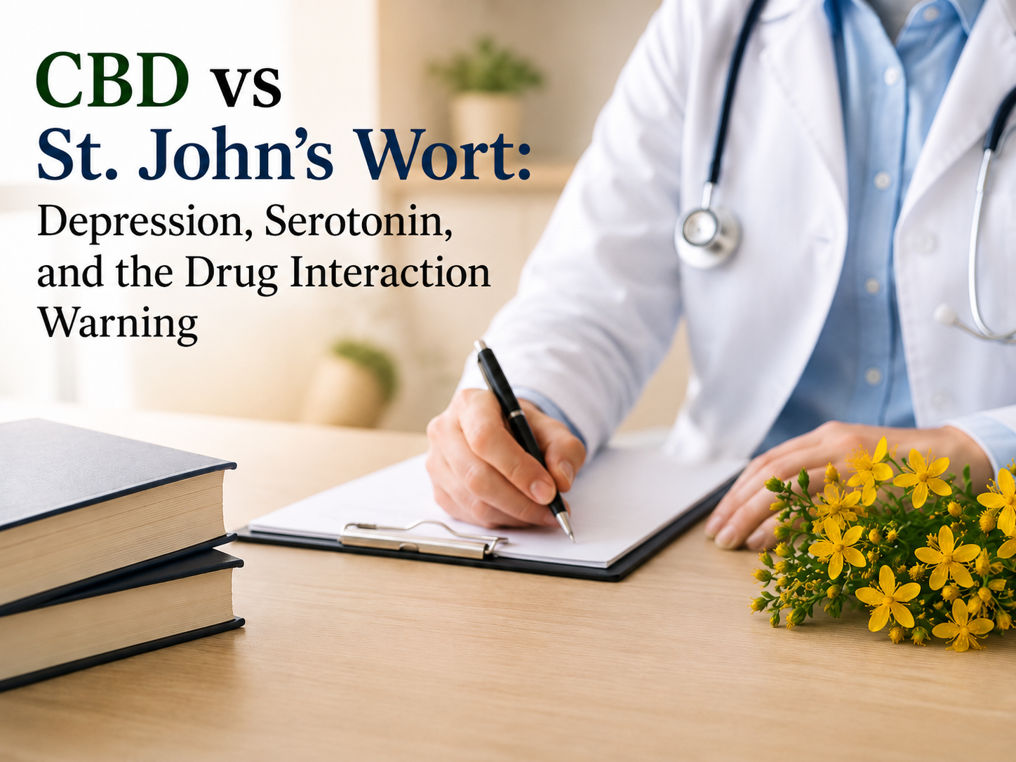 CBD vs St. John's Wort: Depression, Serotonin, and the Drug Interaction Warning | PureCraft CBD