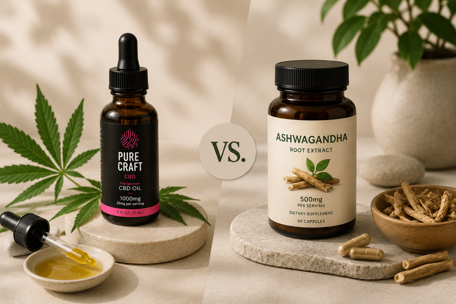 CBD vs. Ashwagandha: Which Is Better for Stress? | PureCraft CBD