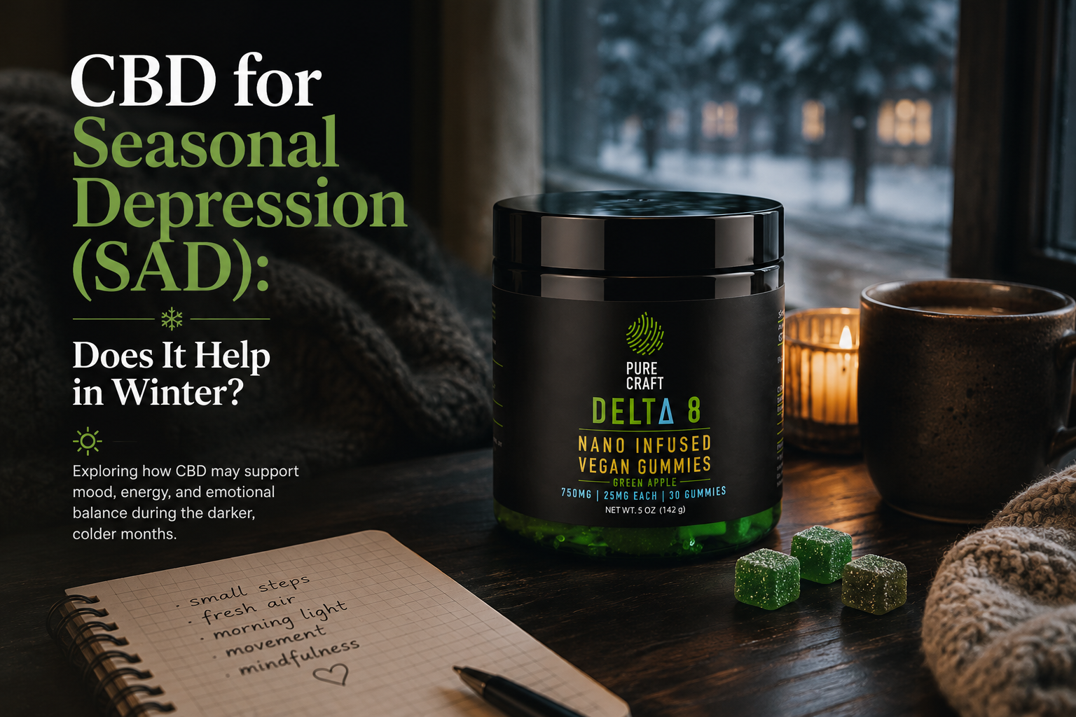 CBD for Seasonal Depression (SAD): Does It Help in Winter? | PureCraft CBD