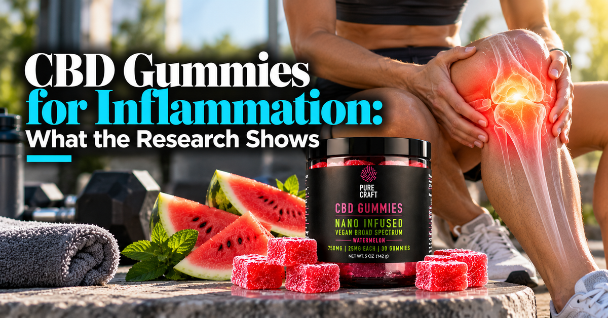 CBD Gummies for Inflammation: What the Research Shows