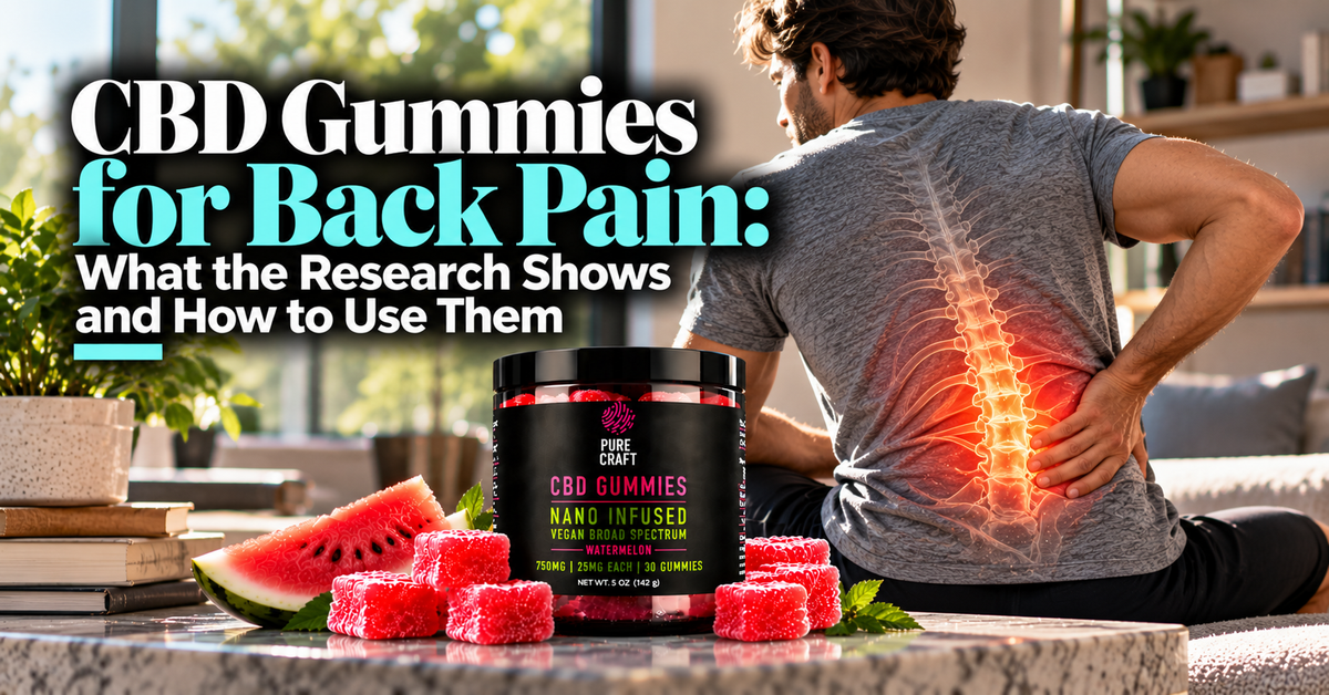 CBD Gummies for Back Pain: What the Research Shows and How to Use Them