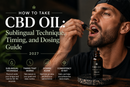 How to Take CBD Oil: Sublingual Technique, Timing, and Dosing Guide 2027 | PureCraft CBD