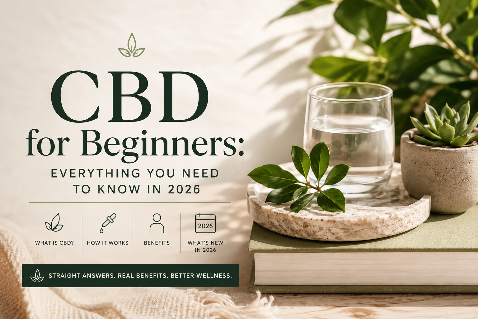 CBD for Beginners: Everything You Need to Know in 2026 | PureCraft CBD