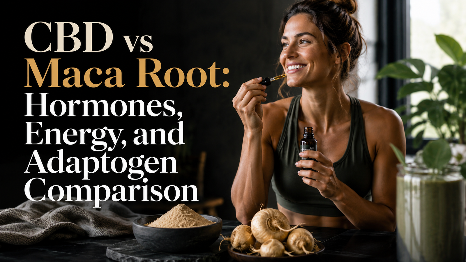 CBD vs Maca Root: Hormones, Energy, and Adaptogen Comparison | PureCraft CBD