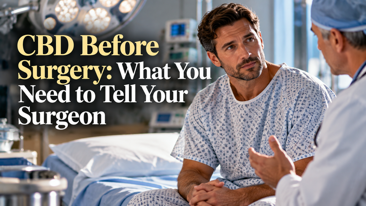 CBD Before Surgery: What You Need to Tell Your Surgeon | PureCraft CBD