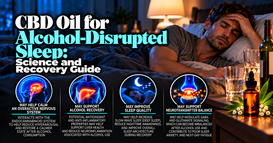 CBD Oil for Alcohol-Disrupted Sleep: Science and Recovery Guide