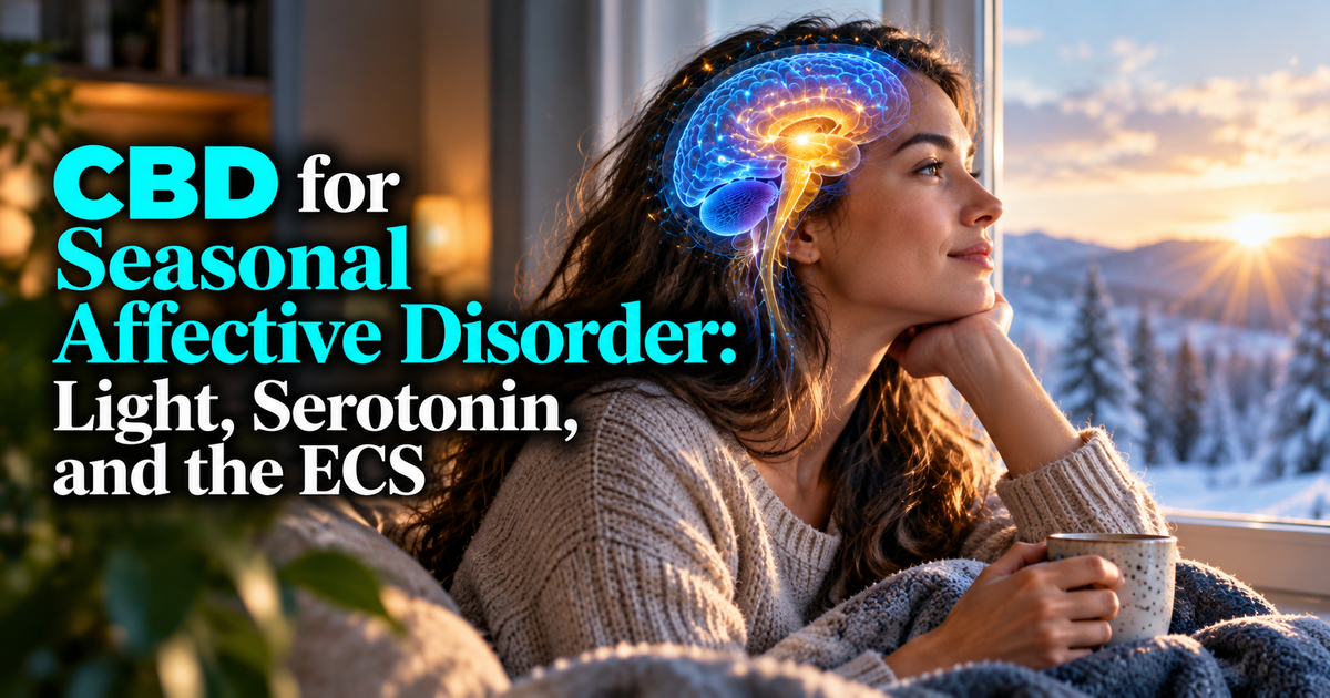 CBD for Seasonal Affective Disorder: Light, Serotonin, and the ECS | PureCraft CBD