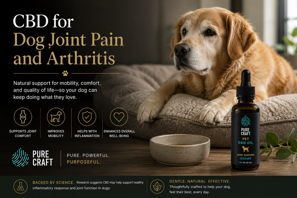 CBD for Dog Joint Pain and Arthritis | PureCraft CBD | Pure Craft
