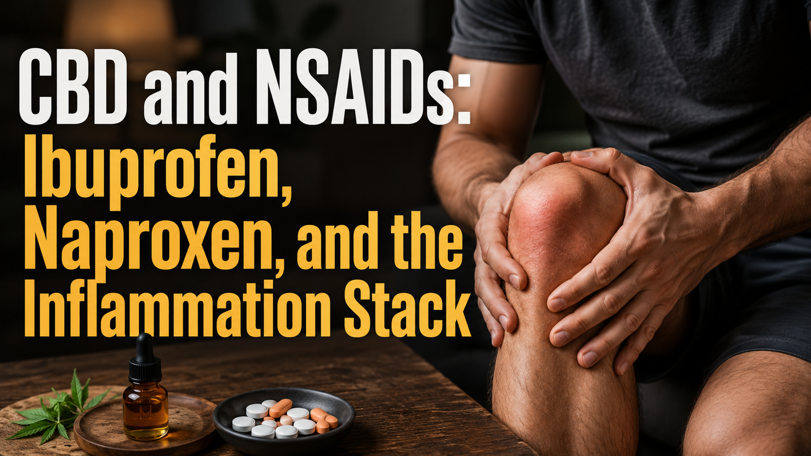 CBD and NSAIDs: Ibuprofen, Naproxen, and the Inflammation Stack | PureCraft CBD