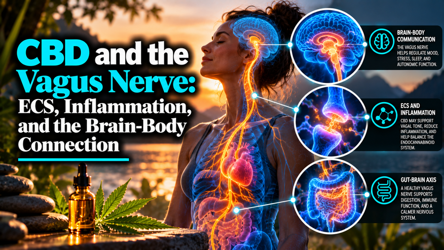 CBD and the Vagus Nerve: ECS, Inflammation, and the Brain-Body Connection | PureCraft CBD