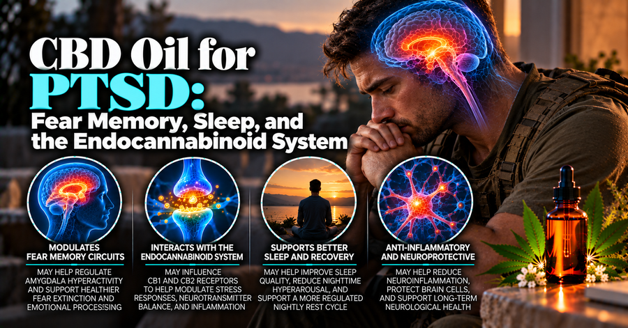CBD Oil for PTSD: Fear Memory, Sleep, and the Endocannabinoid System | PureCraft CBD