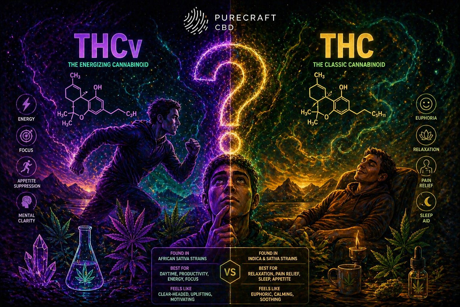 What Is THCv? Effects, Benefits, Appetite Suppression & How It Differs From THC