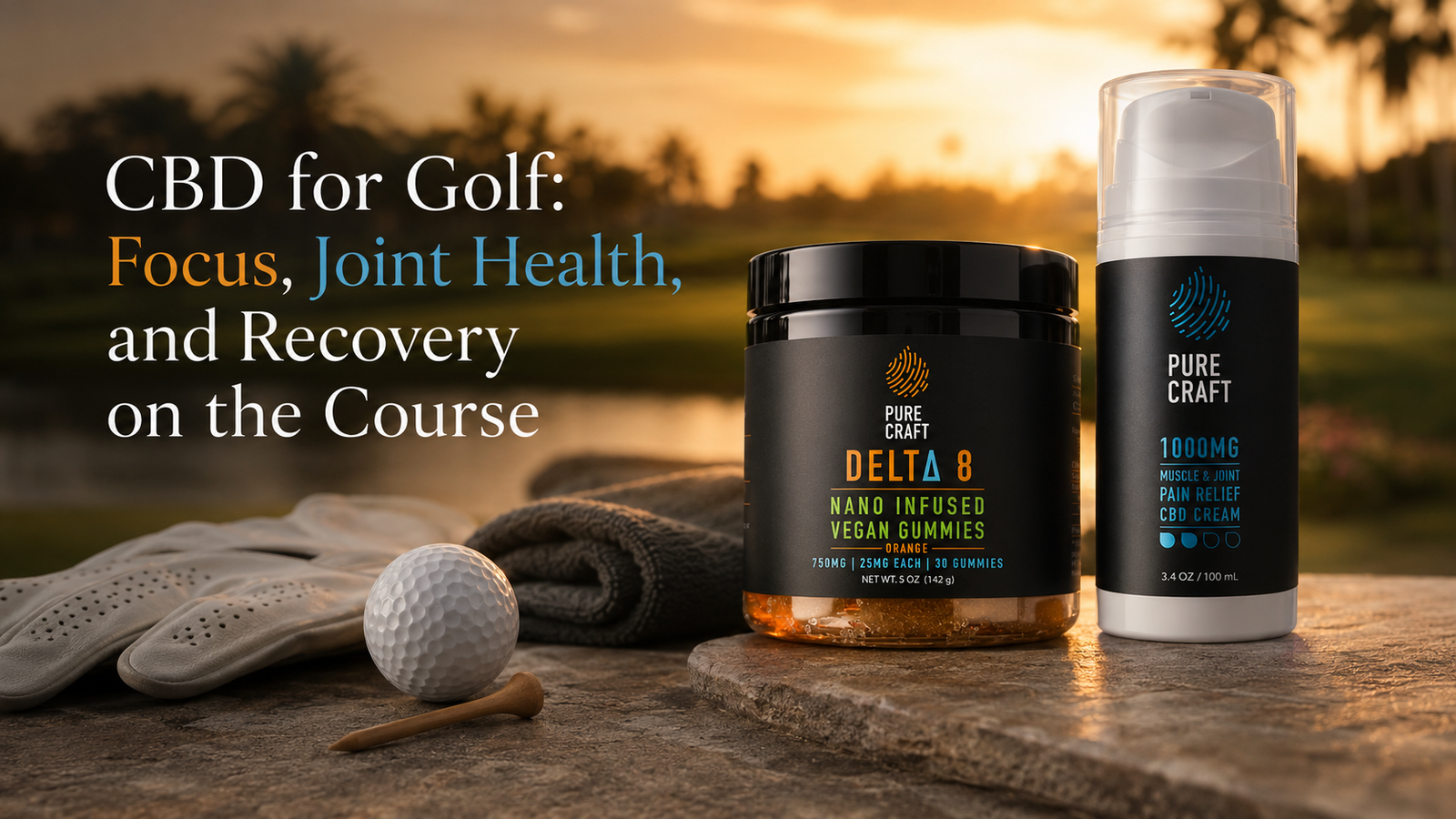 CBD for Golf: Focus, Joint Health, and Recovery on the Course | PureCraft CBD