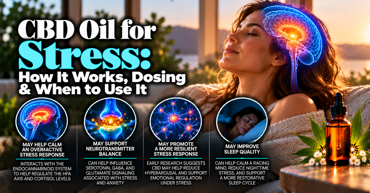 CBD Oil for Stress: How It Works, Dosing & When to Use It | PureCraft CBD