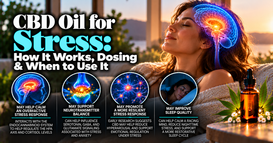 CBD Oil for Stress: How It Works, Dosing & When to Use It | PureCraft CBD