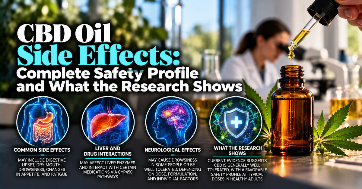 CBD Oil Side Effects: Complete Safety Profile and What the Research Shows