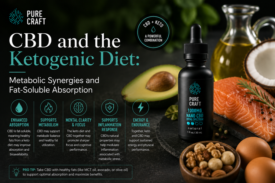 CBD and the Ketogenic Diet: Metabolic Synergies and Fat-Soluble Absorption | PureCraft CBD
