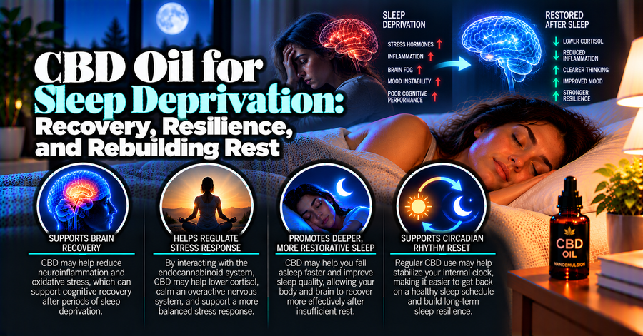 CBD Oil for Sleep Deprivation: Recovery, Resilience, and Rebuilding Rest