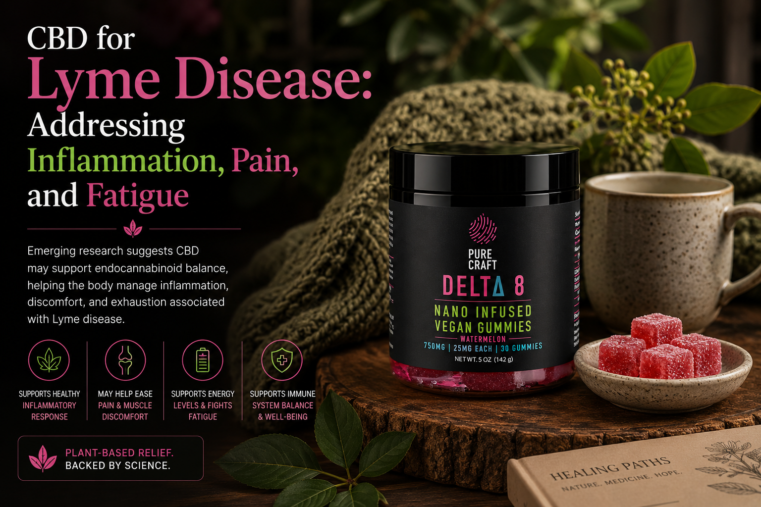 CBD for Lyme Disease: Addressing Inflammation, Pain, and Fatigue | PureCraft CBD