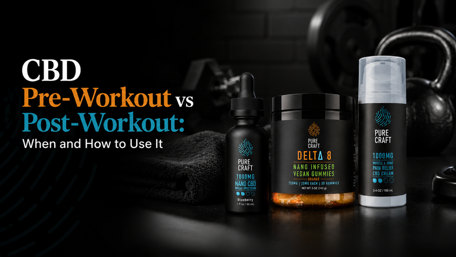CBD Pre-Workout vs Post-Workout: When and How to Use It | PureCraft CBD
