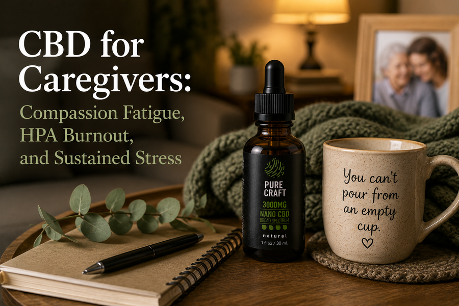 CBD for Caregivers: Compassion Fatigue, HPA Burnout, and Sustained Stress | PureCraft CBD