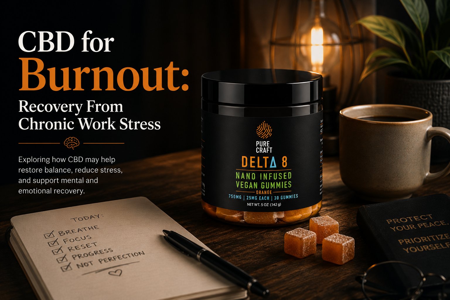 CBD for Burnout: Recovery From Chronic Work Stress | PureCraft CBD
