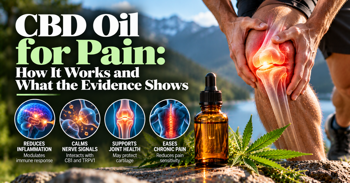 CBD Oil for Pain: How It Works and What the Evidence Shows