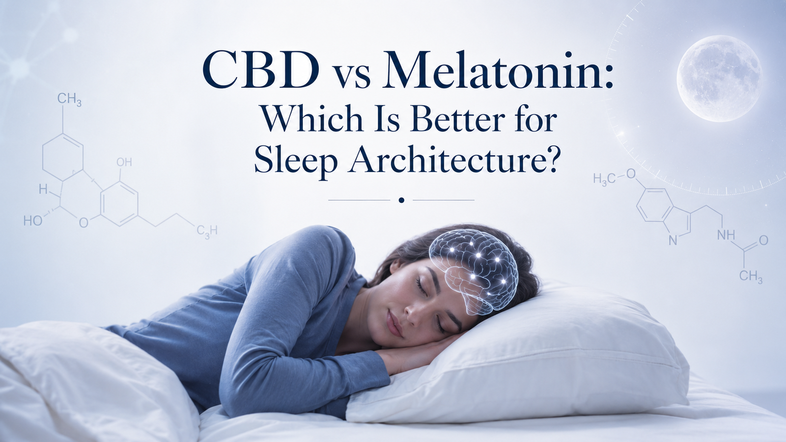 CBD vs Melatonin: Which Is Better for Sleep Architecture? | PureCraft CBD