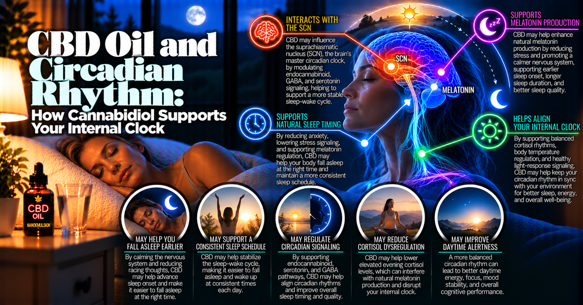 CBD Oil and Circadian Rhythm: How Cannabidiol Supports Your Internal Clock