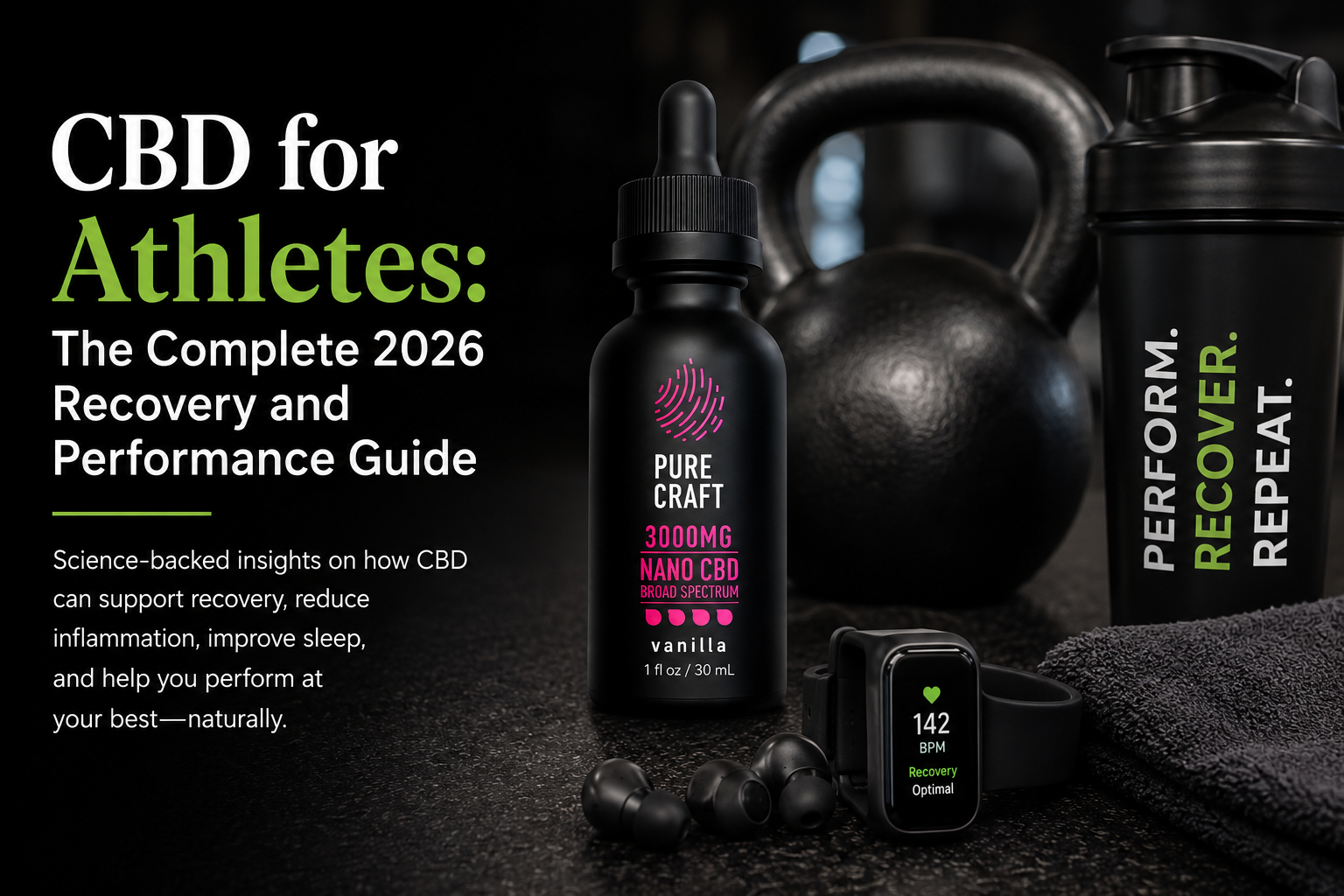 CBD for Athletes: The Complete 2026 Recovery and Performance Guide | PureCraft CBD