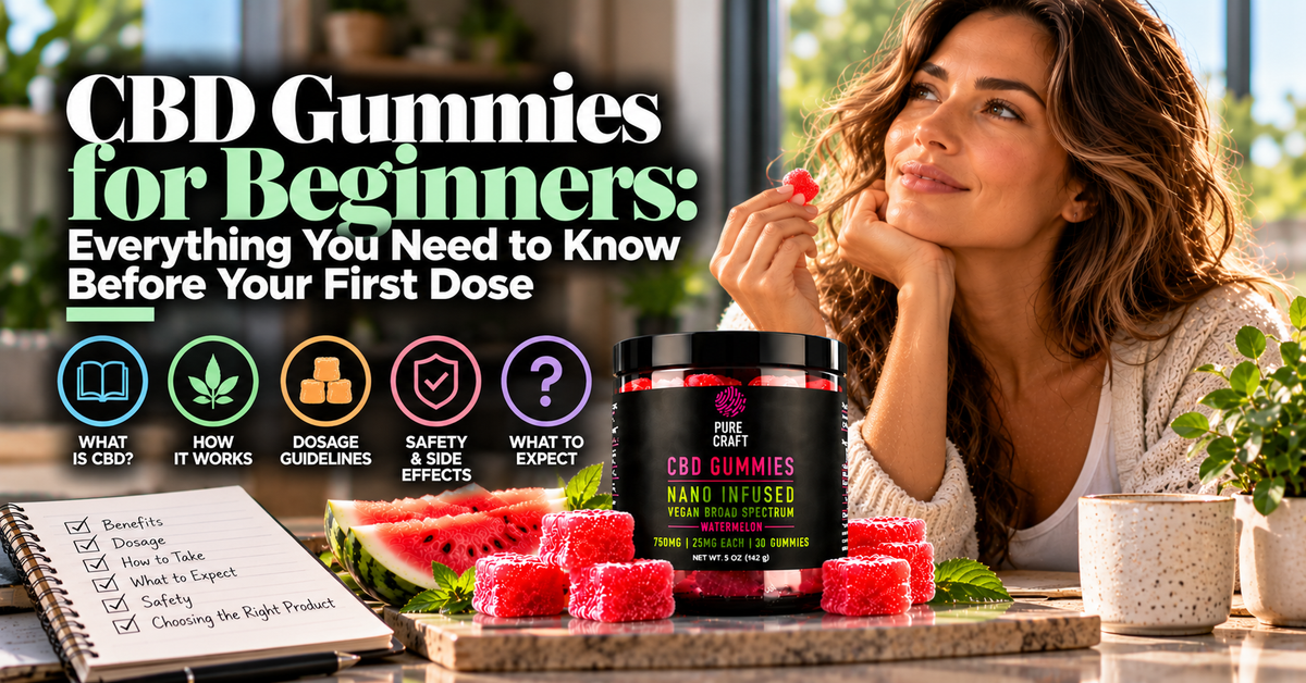 CBD Gummies for Beginners: Everything You Need to Know Before Your First Dose