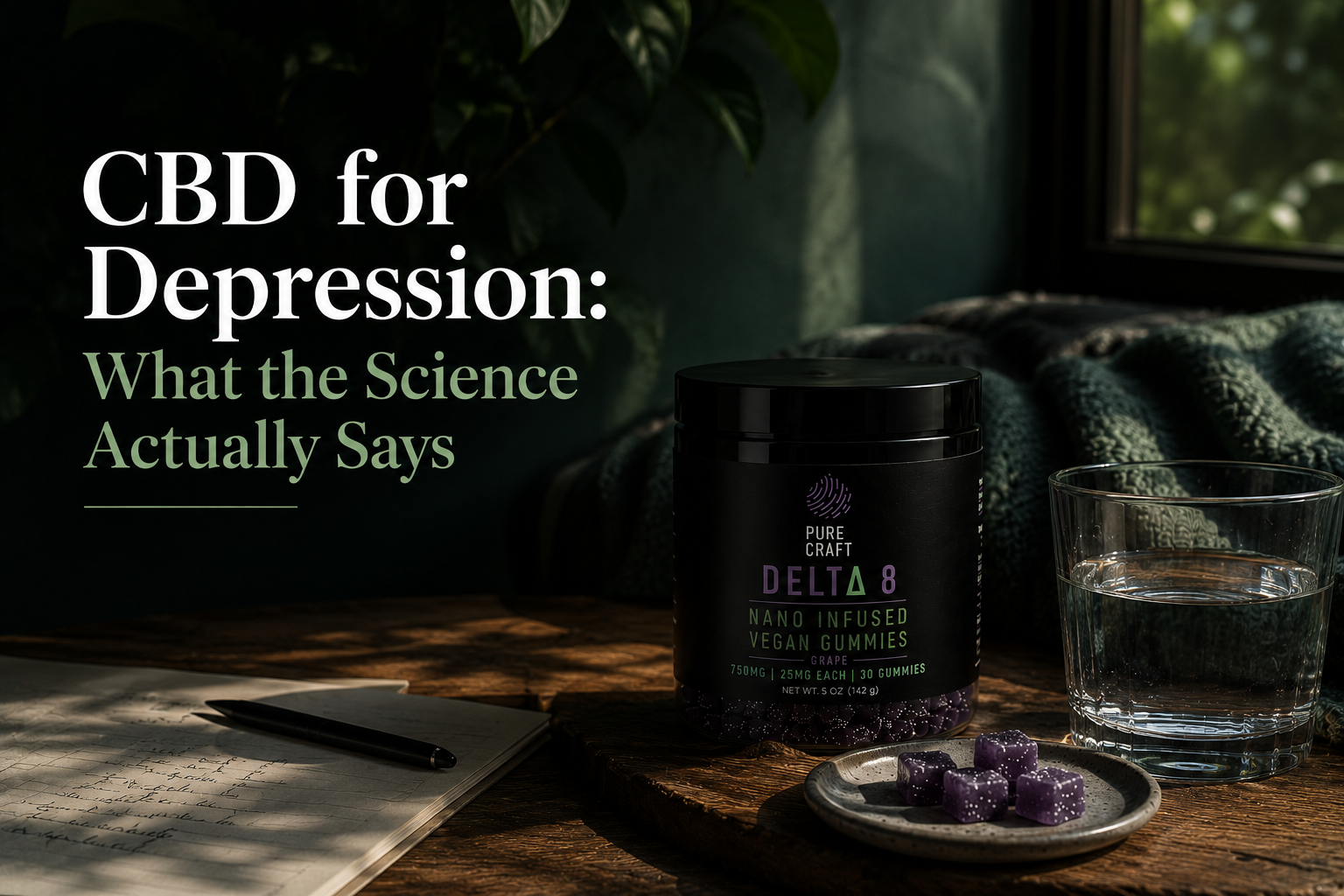 CBD for Depression: What the Science Actually Says | PureCraft CBD