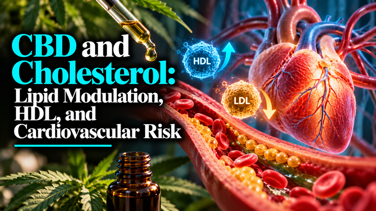 CBD and Cholesterol: Lipid Modulation, HDL, and Cardiovascular Risk | PureCraft CBD